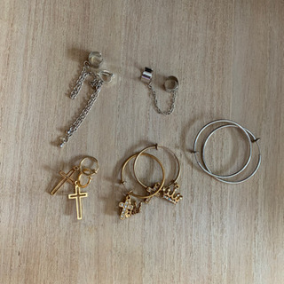 イヤリング、イヤーカフセット