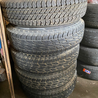 アルミ４本とスペア１本　175/80R15