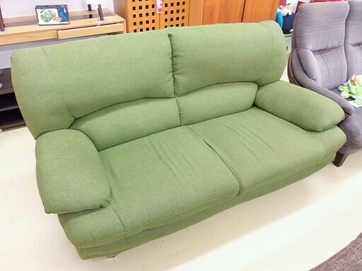 ソファー 2人掛けソファ 緑 グリーン系　宮崎　都城
