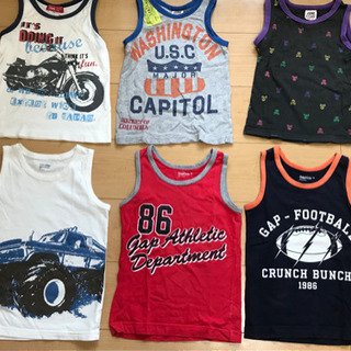 子供服トップス　15点セット　110サイズ　Tシャツ、タンクトップ