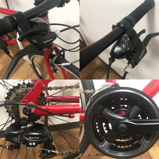 未使用 XDS T050 2020 クロスバイク RED 赤色 街乗り 通勤・通学