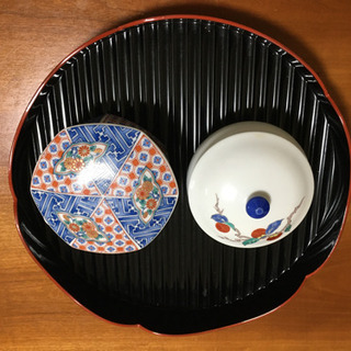 漬物用の小鉢とおぼん　差し上げます