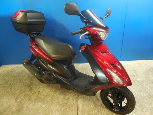 SUZUKI アドレスV125S 赤 激安配送キャンペーン 諸経費無し 消費者還元店 点検済み 当日お渡し可 自賠責保険加入で乗れます 横浜 都筑 宮前