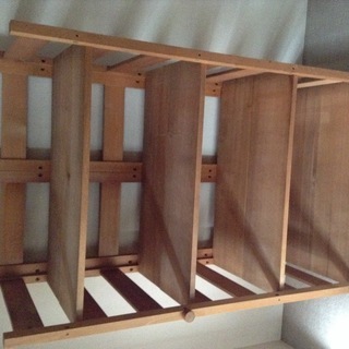 ドイトで購入 木製システムシェルフを、お譲りしますの画像