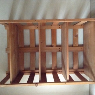 ドイトで購入 木製システムシェルフを、お譲りしますの画像