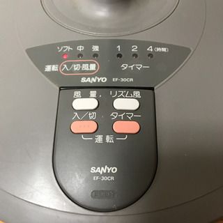 （成約済）扇風機　SANYOの画像