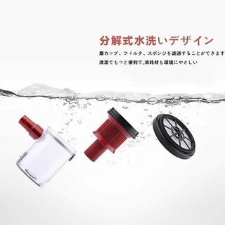 掃除機 コードレス サイクロン式 スティッククリーナー 7000Pa 強力吸引 充電式掃除機 壁掛け充電 簡単収納 5種類ブラシ付 最大40分連続作業 軽量 LEDライト付き　02の画像