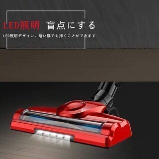 掃除機 コードレス サイクロン式 スティッククリーナー 7000Pa 強力吸引 充電式掃除機 壁掛け充電 簡単収納 5種類ブラシ付 最大40分連続作業 軽量 LEDライト付き　02の画像