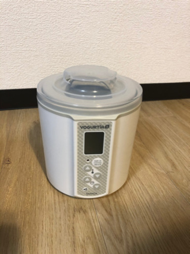 TANICA 温度調節(25~70℃) ・タイマー・ブザー付ヨーグルトメーカー ヨーグルティアS 1200ml YS-01 (ホワイト)