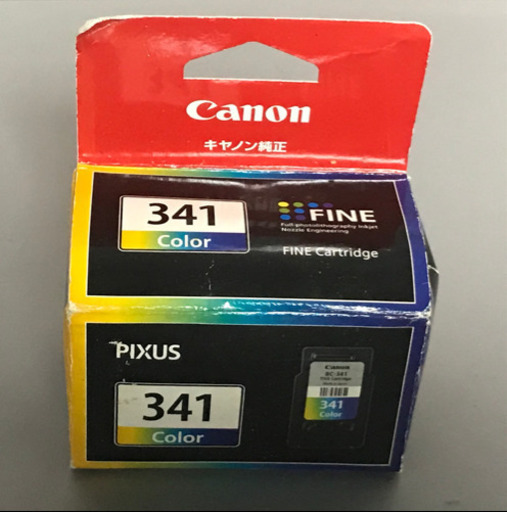 二本目CANON PIXSUS インクジェットプリンター用インク　　341 color 買い置き品を出品します。