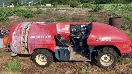 l共立 スピードスプレーヤー SSV663FS除機 1079時間 35馬力 薬剤 散布 パワステ 4WD 果樹園 ディーゼル