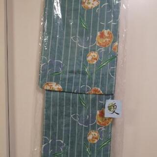 【新品・未使用】浴衣　163センチ　綿100%の画像
