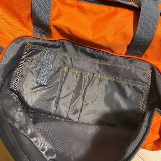 コールマン　ボストンバッグ　オレンジの画像