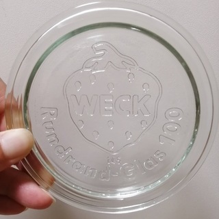 WECK　ガラス蓋 L サイズ４枚　１００円の画像