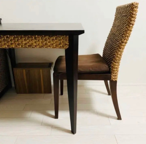 ダイニングセット　グレイスノート　ウォーターヒヤシンス　テーブル　アジアン家具