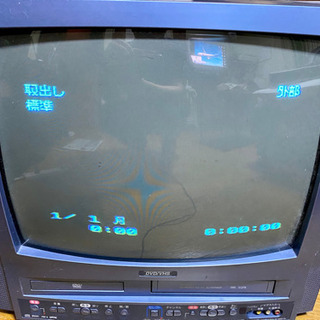 DVD VHS再生可能ブラウン管TV