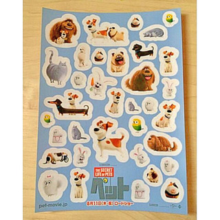 映画ペット♪非売品 ノベルティ シール ミニオンズ