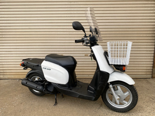 ブロックタイヤ仕様 藤沢市発 ヤマハ ギア UA07J スクリーン・グリップヒーター付き