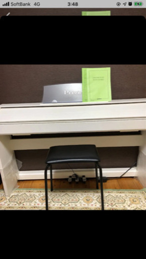 CASIO 電子ピアノ　ホワイト