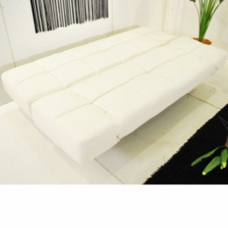 札幌☆今日限定 オシャレ ホワイトソファーベッド！