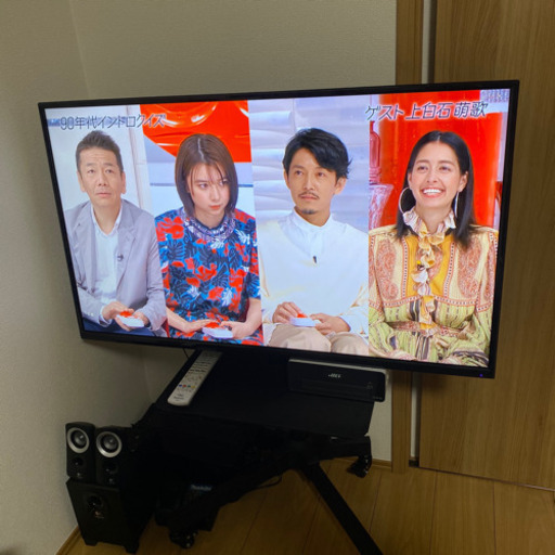 IRIE 43インチ 液晶テレビ 録画機能付き＆TVスタンド