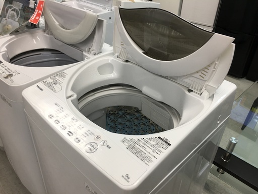 東芝5.0K洗濯機　2016年製！！　分解クリーニング済み！！！
