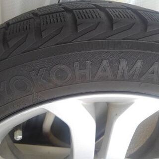 マツダMPV18インチ純正ホイール&スタッドレスヨコハマタイヤ　215/55R18 950(4本)　溝2~3分の画像