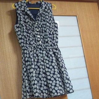 花柄 ミニワンピース Lサイズ