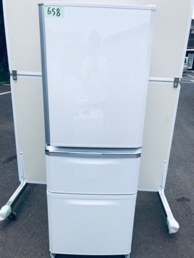①‼️?特大セール?‼️658番 三菱✨ノンフロン冷凍冷蔵庫✨MR-C34W-W‼️ 