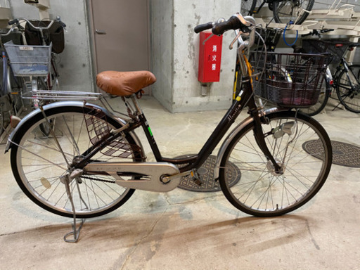 【直接つ引渡し】アルエット U 自転車 26インチ あさひ ブラウン ママチャリ