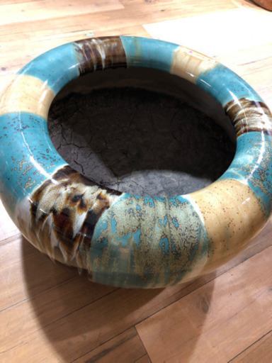 大人気！　特典有　大型　火鉢　置物　灰　インテリア