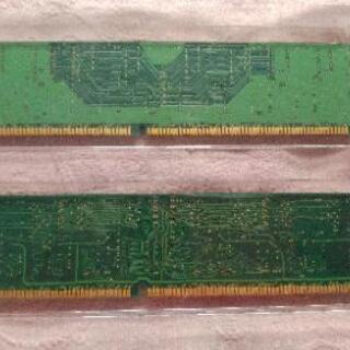 サムスン メモリ
512MB 1枚
256MB 1枚

PC3200U-30331-Z
DDR PC3200 CL3 SAMSUNGの画像