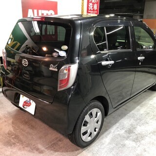 自社ローン★保証人不要★全国対応★ミライース　X　ブラック★低燃費★車検R4/6/2★の画像