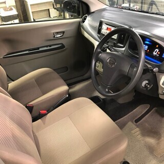 自社ローン★保証人不要★全国対応★ミライース　X　ブラック★低燃費★車検R4/6/2★の画像