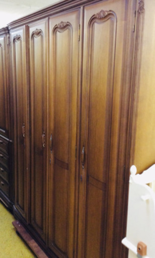 高級 ワードローブ 幅175cm 桐製 しっかりとした品