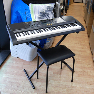 キーボード カシオ LK-113 電子ピアノ イス・スタンド・譜面台・説明書
