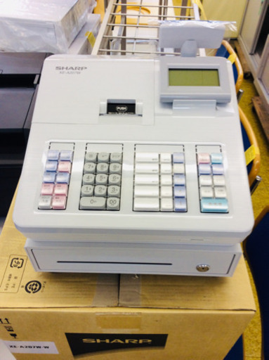 【未使用品】電子レジスタ SHARP XE-A207W