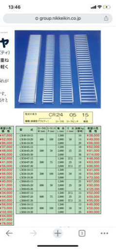日軽ローラーコンベア 2本 ? しげん屋