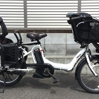 美品車＞ヤマハ・20インチ・電動アシスト自転車・PAS kiss 3人子供乗せ