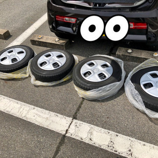 マツダキャロル　タイヤ&ホイールの画像