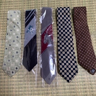 ネクタイ5本 中古 NOブランド