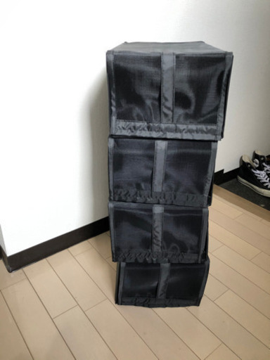 靴収納ボックス　4個セット