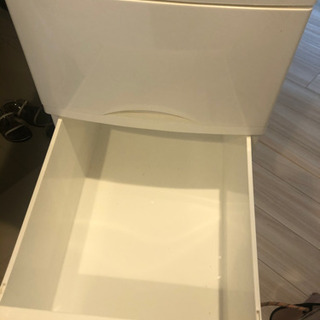 白色　5段　収納ケースの画像