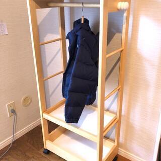 Kidzoo キッズハンガーシェルフ 木製