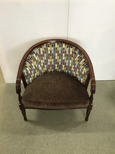 【県外発送あり】　高級マルニ　リメイクアームチェア