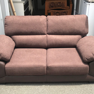 ニトリ 2人掛けソファ ウォール3KD ダークブラウン