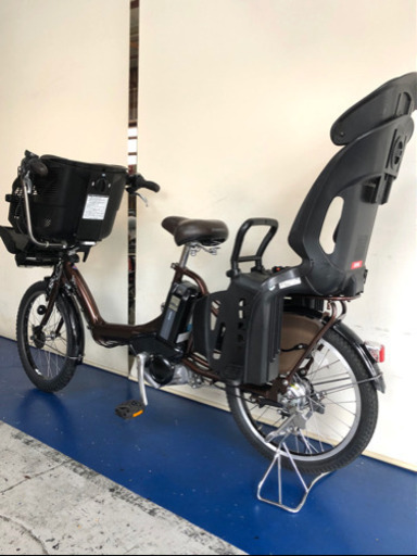 ブリヂストン アンジェリーノ　20インチ 3人乗り　8.1ah デジタル　ブラウン　電動自転車　電動アシスト