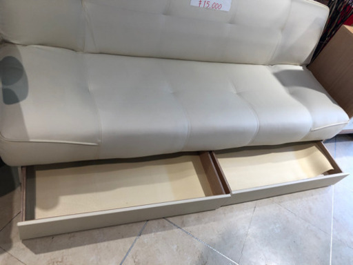 ソファー　ベッド　超美品　収納付き