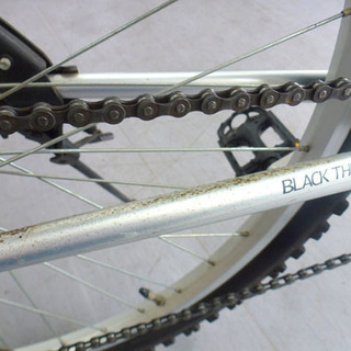 26インチ マウンテンバイク BLACK THUNDER TEAM 5クロスバイク サイズ470 自転車 シマノALTUS の画像