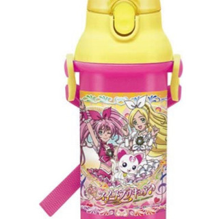 新品　スイートプリキュア　プッシュ式直のみスポーツボトル
